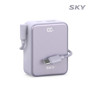 스카이 필 큐브 10000mAh PD QC 22.5W A10 보조배터리 퍼플