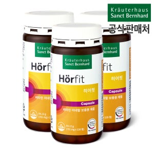 [국내정식통관] 히어핏 상트베른하르트 비타민 미네랄 코발라민 은행잎 추출물 독일현지생산 120캡슐, 3개