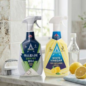 [네이버 단독] 아스토니쉬 곰팡이 제거제 750ml+식초 다목적 클리너 750ml