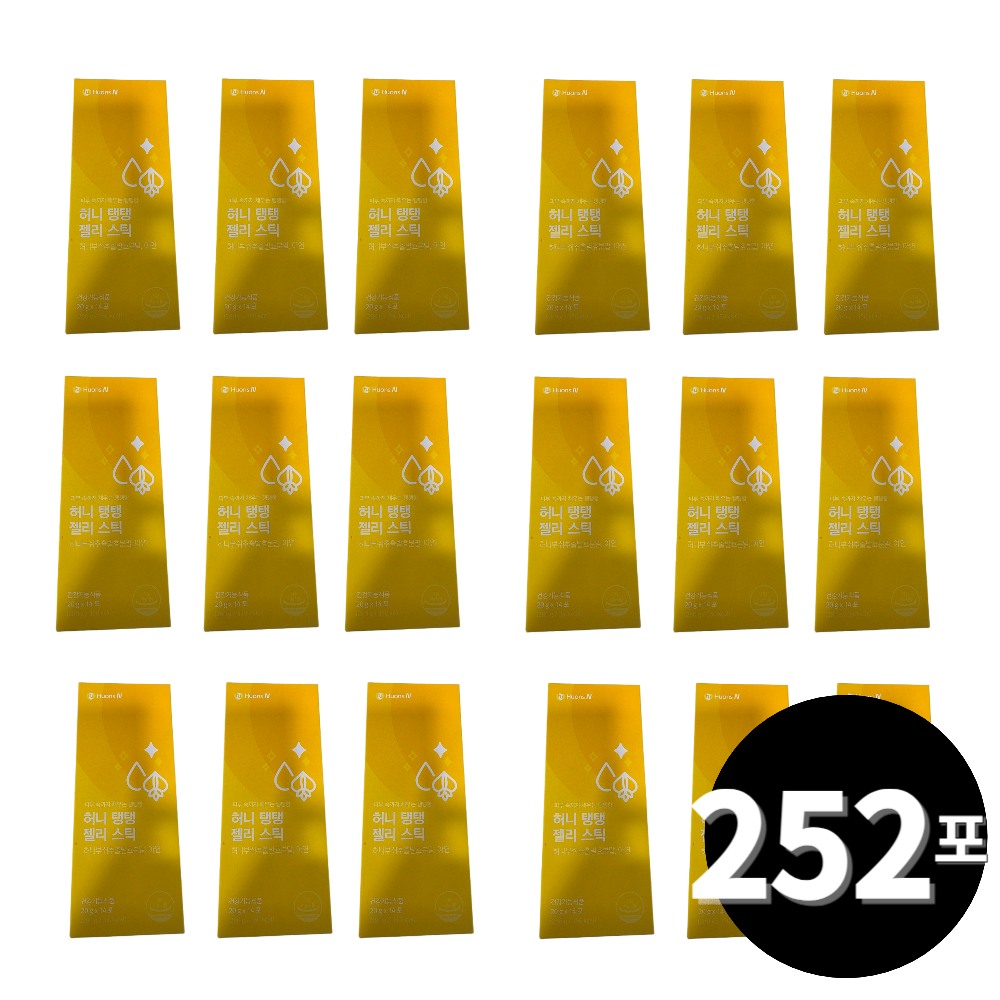 <b>허니부쉬</b>추출발효분말 젤리 스틱 14포, 18개