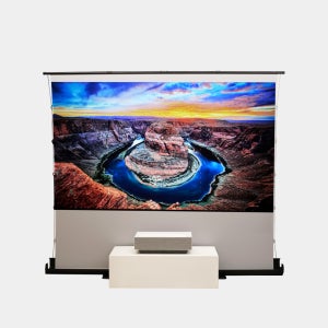 [초단초점빔프로젝터 전용] 롤링뷰 유압식 롤러블스크린 RV-RPM 고화질 254cm(100인치), 1개