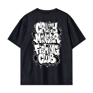 크레이지몬스터 낚시복 Graffit art 기능성 낚시 반팔 티셔츠