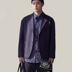 레귤러핏 투 버튼 블레이저
