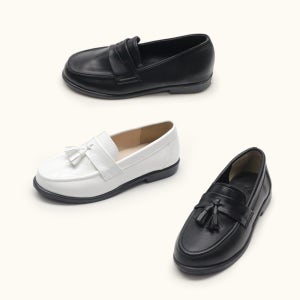 아동 구두 유광 무광 테슬 검정 화이트 블랙 키높이 구두