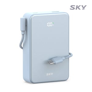 스카이 필 큐브 20000mAh PD QC 22.5W A20 보조배터리 블루