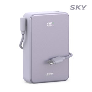 스카이 필 큐브 20000mAh PD QC 22.5W A20 보조배터리 퍼플
