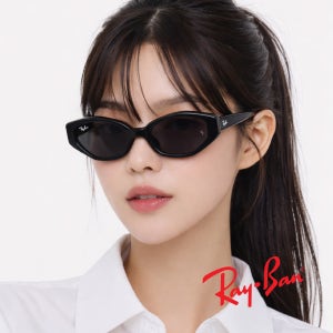 레이벤 선글라스 RB4457D 긱시크 오벌형 뿔테 레트로 패션