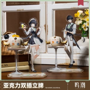 명조 맑은 날의 약속 테마 방랑자 아크릴 이중 삽입 스탠드 굿즈