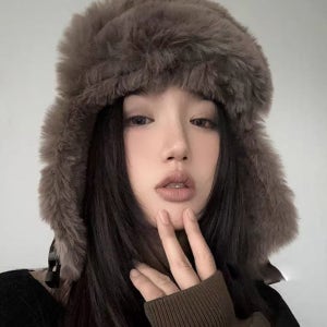 겨울 귀달이모자 인조모피 보드 캠핑 털 스키귀달이모자