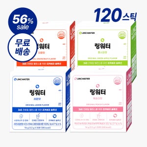 링워터 이온 음료 분말 패밀리팩 레몬+복숭아+자몽+청사과, 384g, 1개