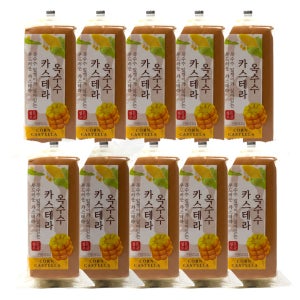 옥수수카스테라 학교 학원 교회 탕비실 직원 간식 대용량 95g, 10개