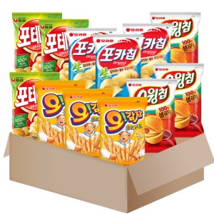 감자스낵 4종세트(포테토칩+스윙칩+오감자+포카칩) 각3개씩 (SM094)
