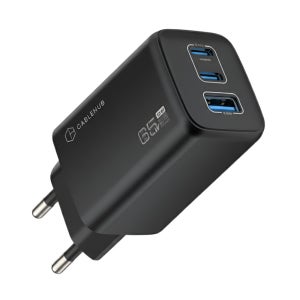 케이스허브 GaN PD 65W 3포트 멀티 초고속 충전기 고속충전 어댑터