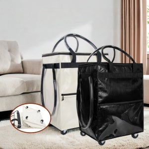 캐리어 쇼핑카트 접이식 롤링 휴대용 바퀴 가방 대형 달린 쇼핑 레버