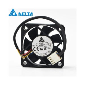 델타 AUB0512HHB W401 5015 DC12V 0.2A 50x50x15mm 4핀 PWM 서버 냉각 팬