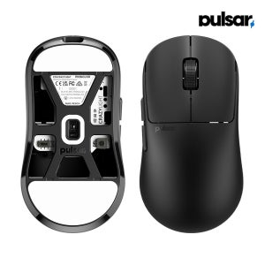 펄사 X2N 크레이지라이트 초경량 유무선 미니 게이밍 마우스 제트블랙