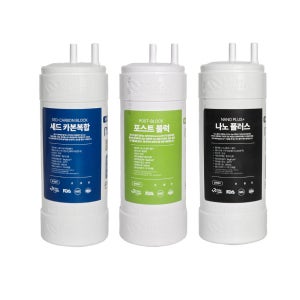 [호환] 쿠쿠 CP-SS100HWS 끓는물 정수기 필터 3종1세트