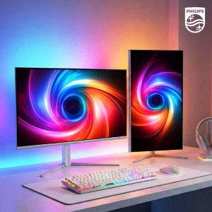 필립스 에브니아 27M2N6501L QHD OLED 지싱크 게이밍 화이트 무결점 모니터