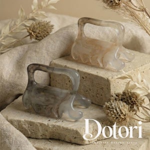 [Dotori] 손잡이 괄사 마사지기 1+1 l 얼굴,목 림프 지압 l 셀프 홈케어