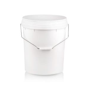 바케스 20L 플라스틱 원형 용기 벌크통 페일통 (용기만 별도 판매)