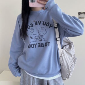 누피 캐릭터 투비유 맨투맨티셔츠 여자맨투맨 봄신상 봄코디