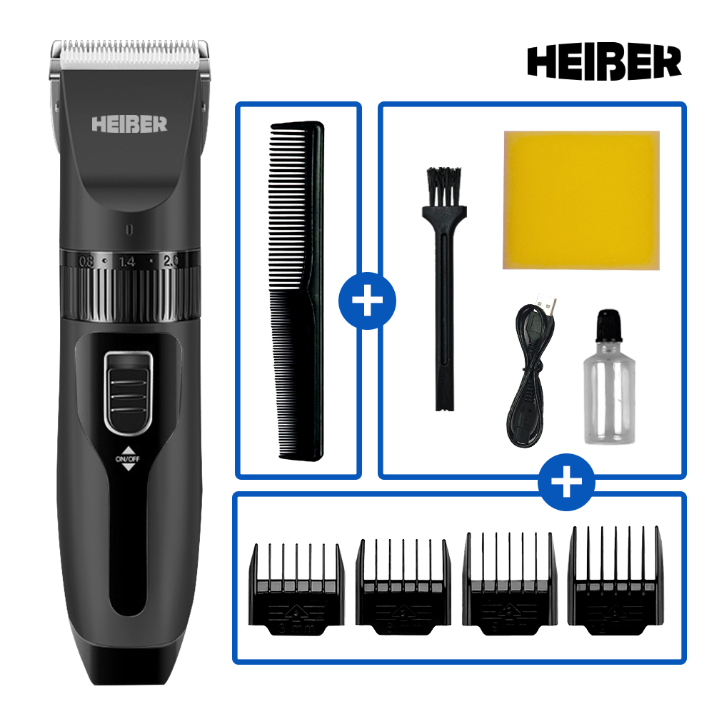 헤이버 바리깡 클리퍼 이발기 헤어 미용실 남자 바리깡 블랙 풀세트