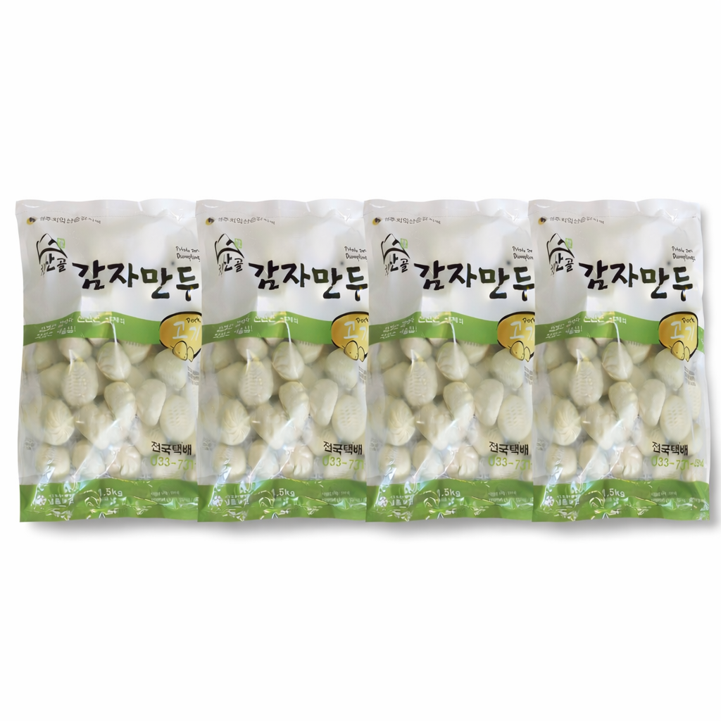 Wonju Chiaksan Food Potato Meat Dumplings 6kg, 4 units
