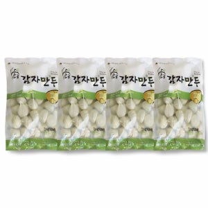 원주 치악산식품 감자 고기만두 냉동 군 찐 물 만두 딤섬 6kg, 4개