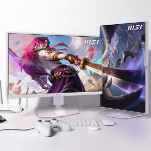 MSI MAG 274QRFW E20 800 IPS 게이밍 WQHD 200 AI Vision 피벗 화이트