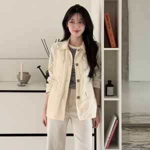 [클라비스][시즌오프] 싱글카라 포켓 점퍼_CVJPG2401M