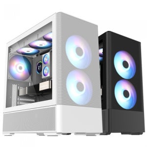 쓰리알 3RSYS RX500 Quiet 화이트 미들타워 PC케이스