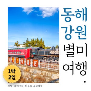 [1박2일] 부산출발 강원 동해 바다전망 별미기행 맛집탐방 코스여행