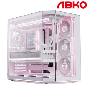 앱코 UD51 엑시드 ARGB BTF PC케이스 화이트