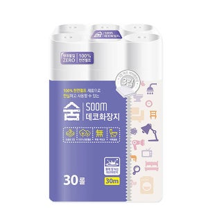 숨 데코 3겹 30 30m, 30롤, 3팩