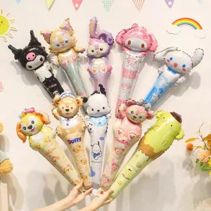캐릭터 막대 응원 풍선 행사용품 어린이파티 축제용품 20개입 랜덤