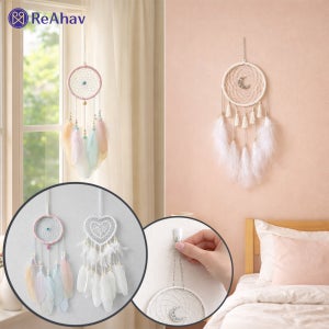 마크라메 케처 캐처 드림캐쳐 차량용 만들기 차량용 모빌 인테리어소품샵 빈티지 거실꾸미기