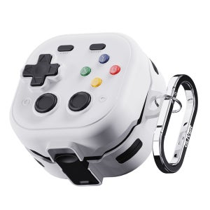 버즈4 케이스 락패드팟 잠금 분실방지 보호 커버 갤럭시 버즈4 프로-버즈4 공용, 화이트