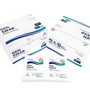 [젠메드] 젠스왑 코튼 소독용 알콜스왑 100매입, 5개