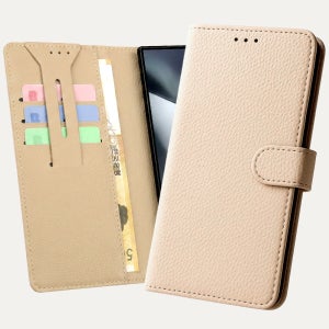 지갑 다이어리 케이스 라고스 카드 분실방지 아이보리, 갤럭시A71