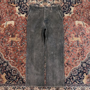 블랙아웃 코듀로이 팬츠 Bleach Coduroy Pants - GREY