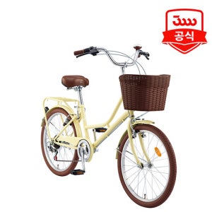 2026년 NEW 클래식자전거 삼천리 선데이 22인치 시티 바구니 디자인 여성 자전거