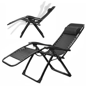 무중력 안락 접이식의자 1인용 눕는 낮잠 휴식 리클라이너 침대 수유 암체어 캠핑 낚시