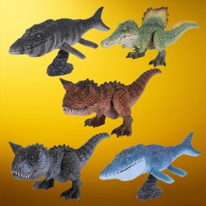 [입고완료] 반다이 생물 대도감 레프티 공룡 4탄 가챠 캡슐토이 미니피규어