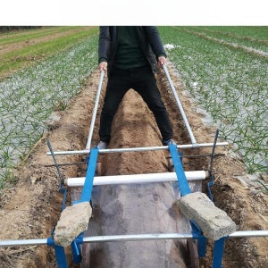 (폭0.3-1m) 본품 기계 씌우는 필름 텃밭 수레 멀칭기 피복기 비닐 수동