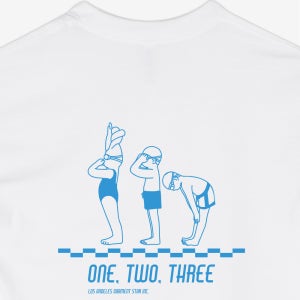 남자 오버핏 스윔 그래픽 반팔티 스트릿 프린팅 트리플에이 SWIM