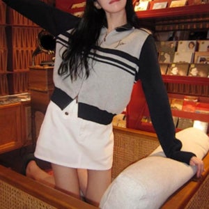 봄 크롭 숏 데일리 자켓