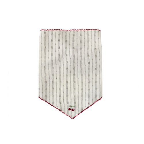 밍크뮤 자수 턱받이