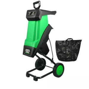 분쇄기 잔가지 제조기 과수원 톱밥 가방 파쇄기 나무 2400W 가방
