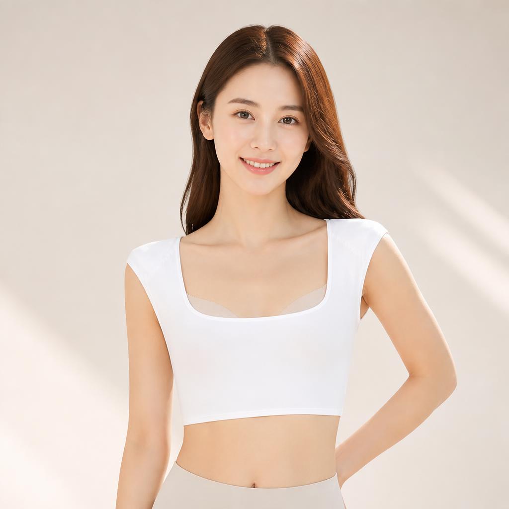여성 어깨 패드 슬림핏 어깨뽕 티셔츠 속옷 숄더핏 어깨패드 대표 이미지
