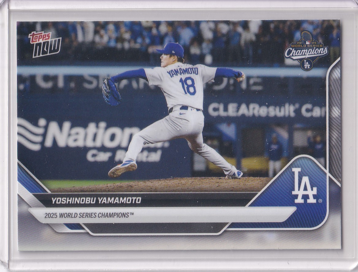 TOPPS 야마모토 요시노부 20256 월드시리즈 WS-10SSP